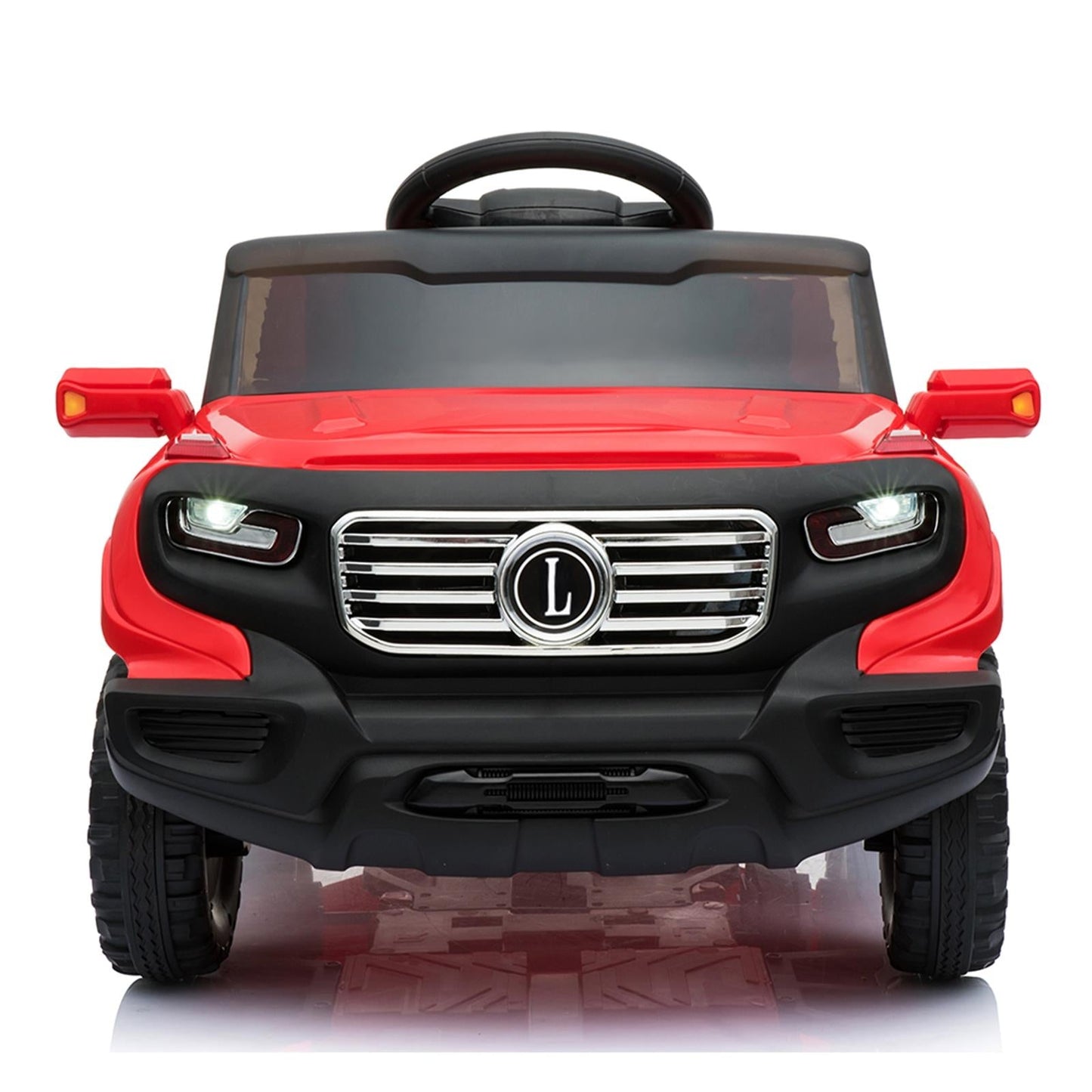 Leadzm Electric Kids Ride On Car with Remote Control, Music and Lights - Perfect Gift for Children
