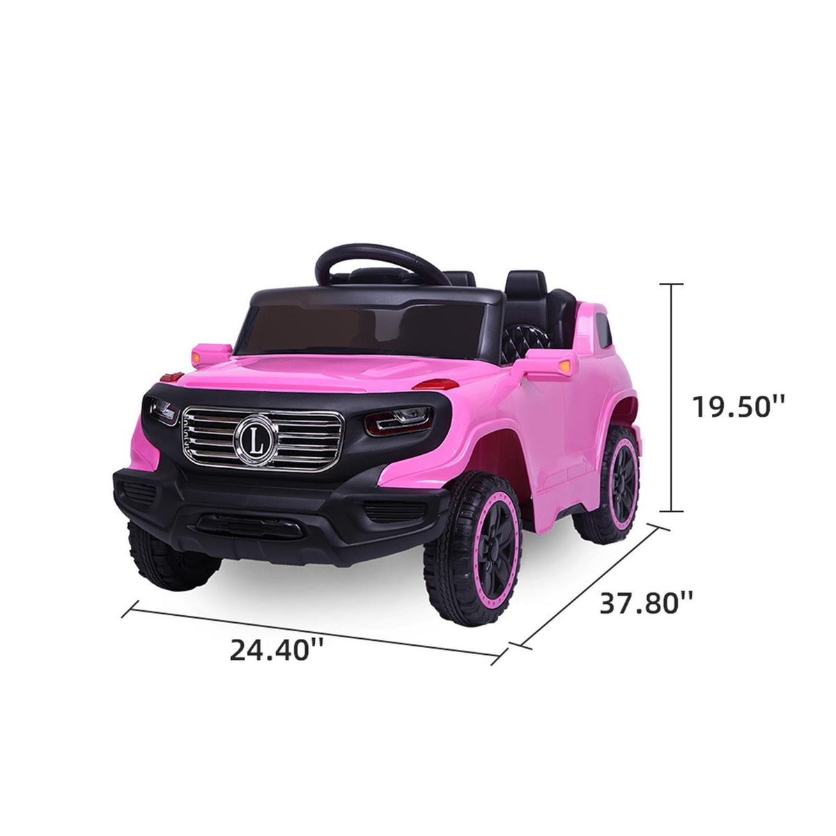 Leadzm Electric Kids Ride On Car with Remote Control, Music and Lights - Perfect Gift for Children