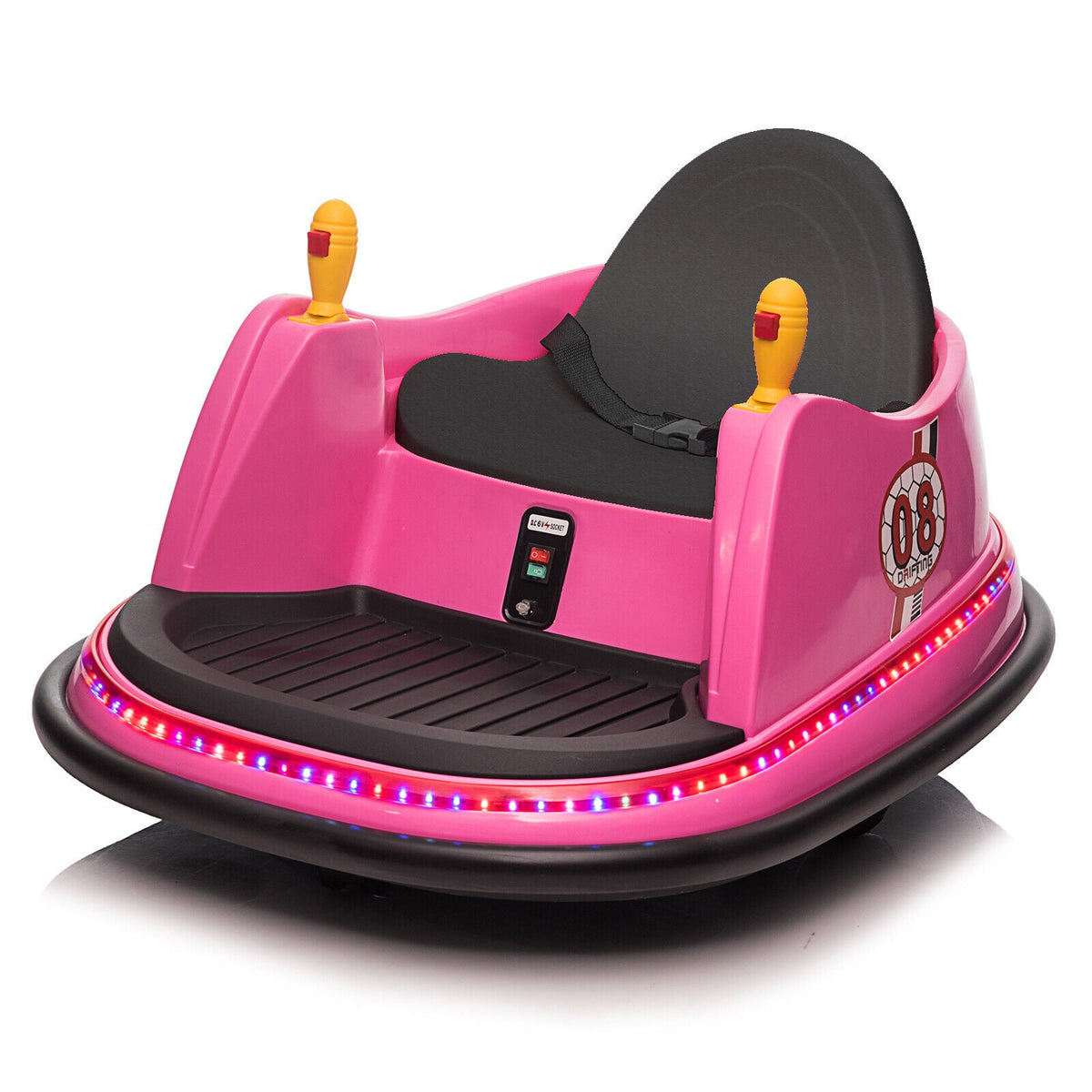 LEADZM Pink Bumper Car - 6V 7A.h Battery Powered