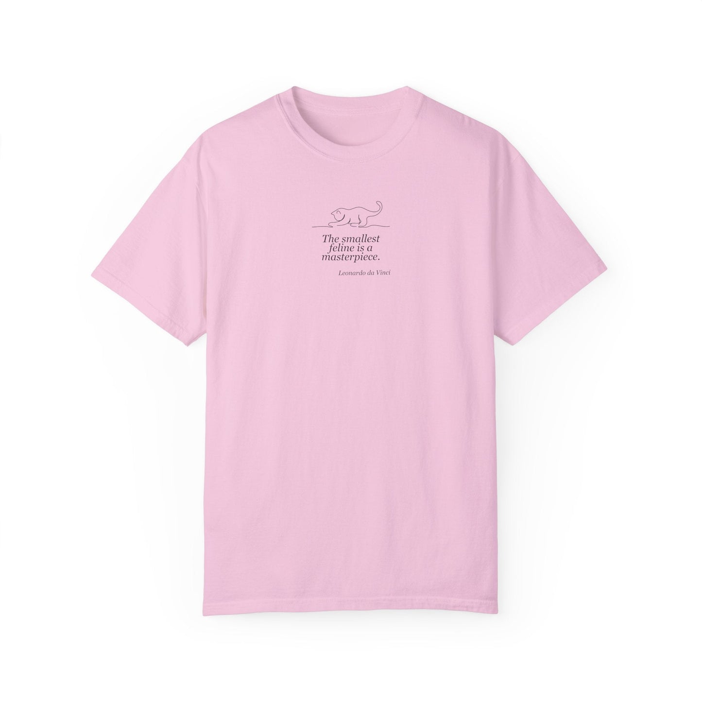 Leonardo da Vinci Inspired Unisex T-Shirt - "The Smallest Feline is a Masterpiece"