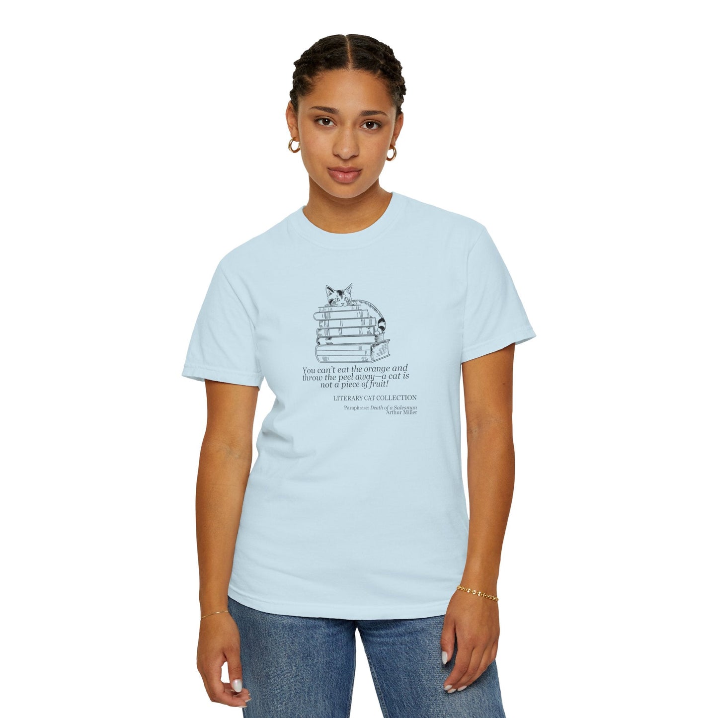 Literary Cat Unisex T-Shirt - Death of a Salesman