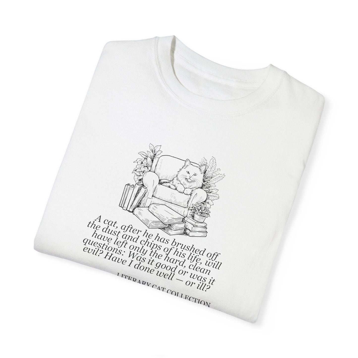Literary Cat Unisex T-Shirt - East of Eden