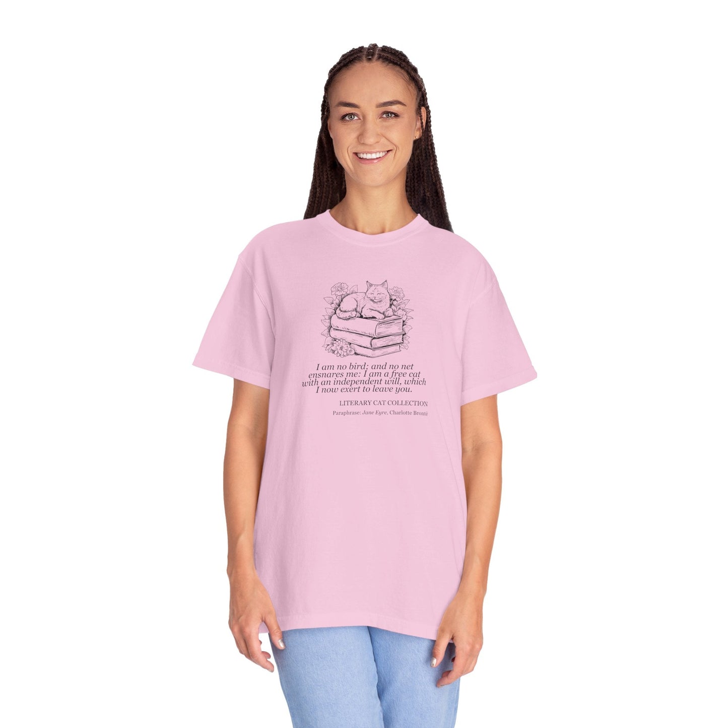 Literary Cat Unisex T-Shirt - Jane Eyre