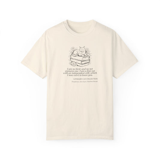 Literary Cat Unisex T-Shirt - Jane Eyre
