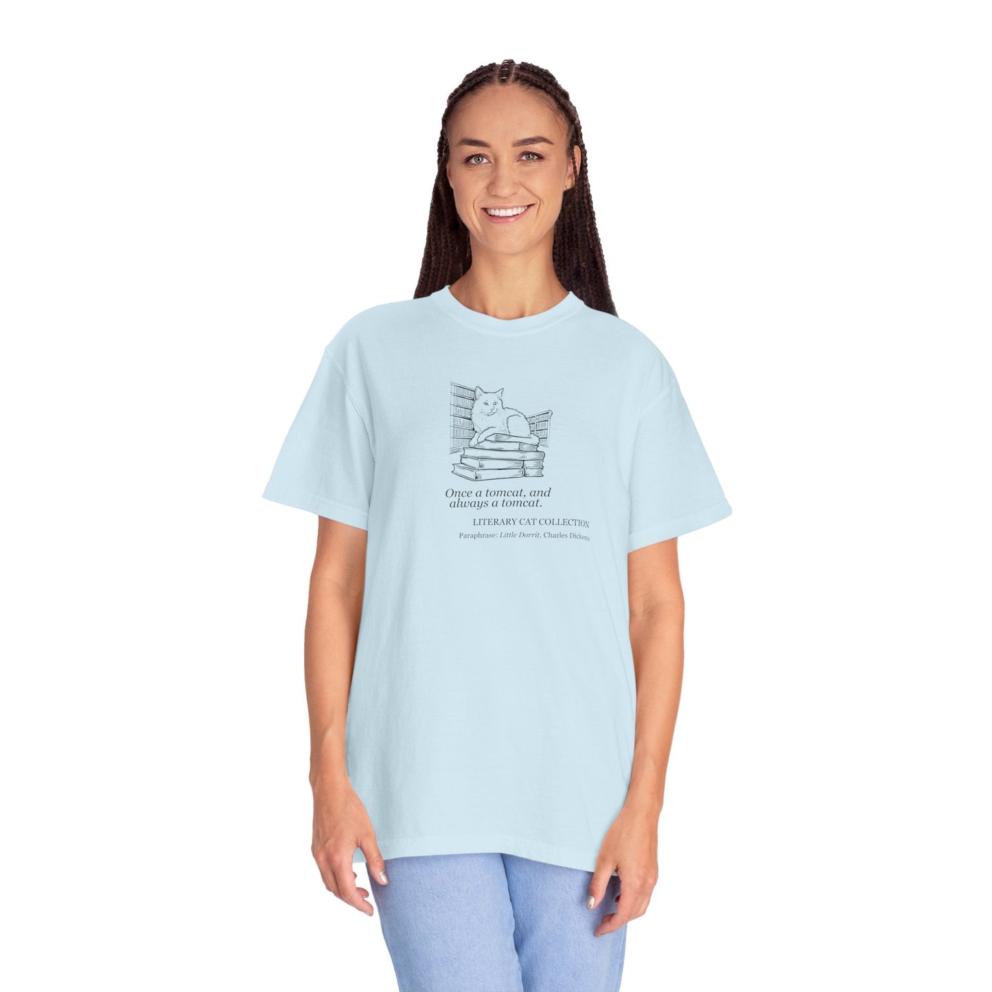 Literary Cat Unisex T-Shirt - Little Dorrit