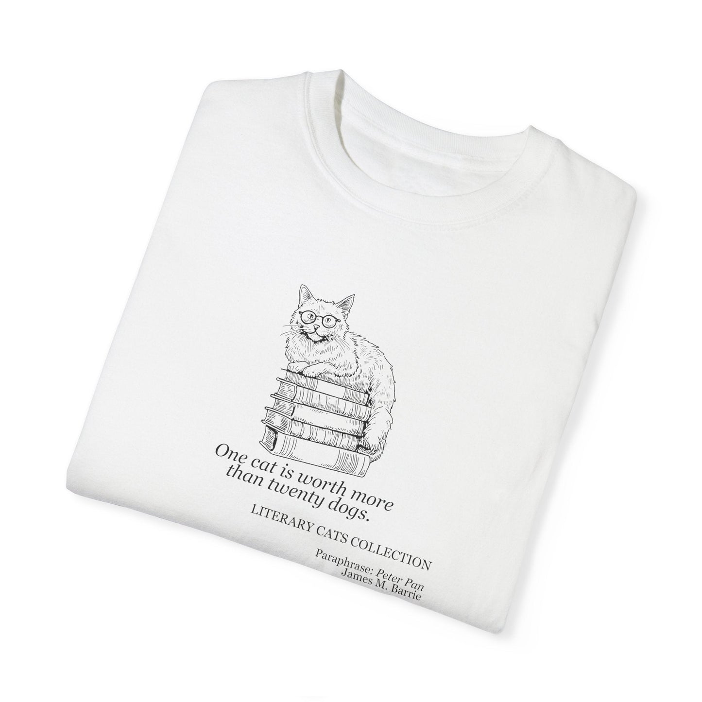 Literary Cat Unisex T-Shirt - Peter Pan
