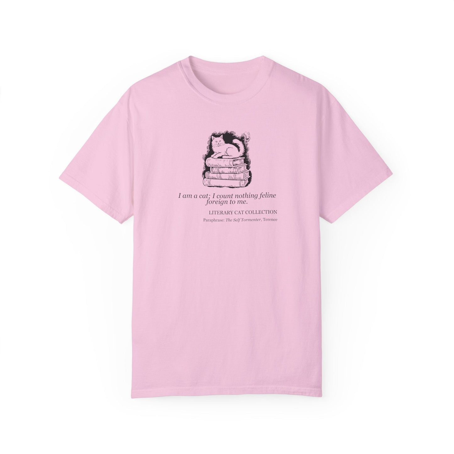 Literary Cat Unisex T-Shirt - The Self Tormenter