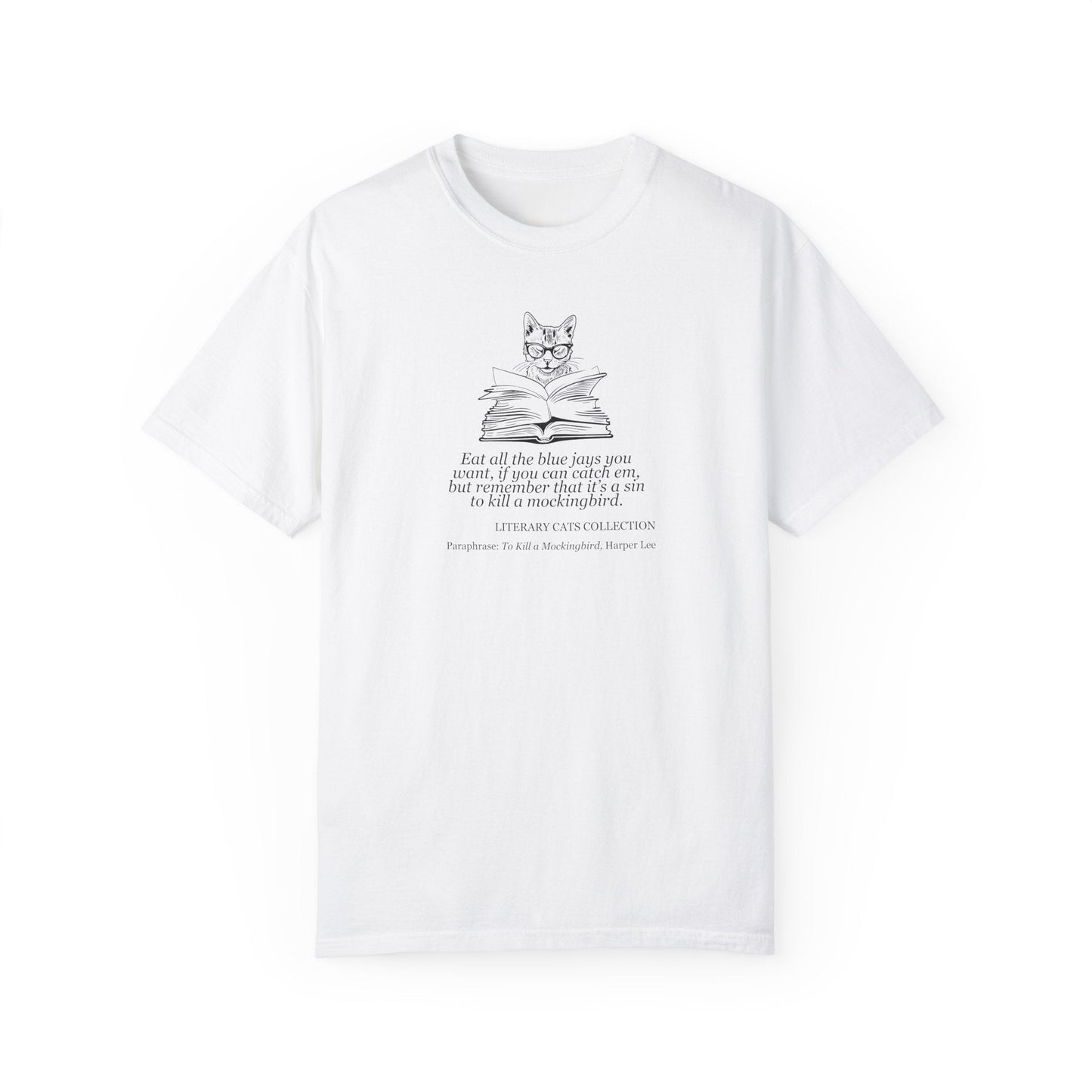 Literary Cat Unisex T-Shirt - To Kill a Mockingbird