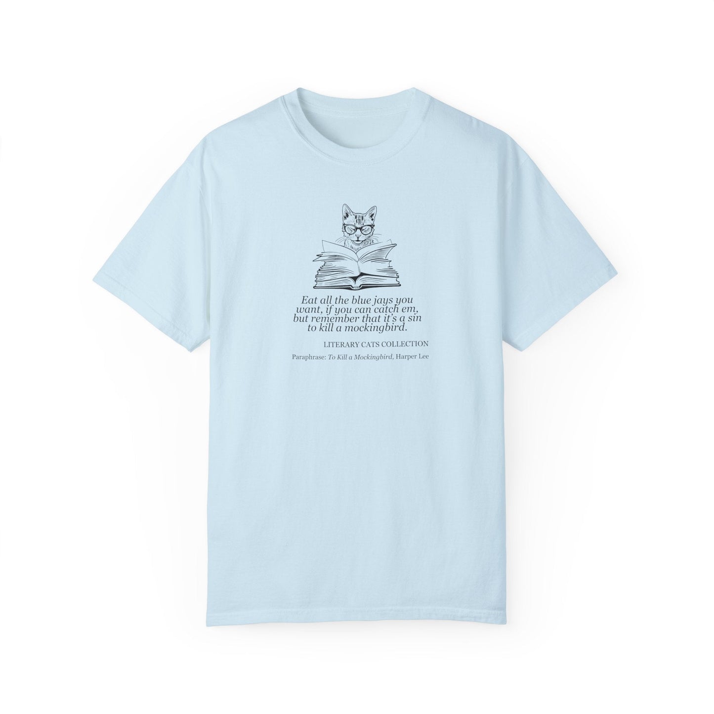 Literary Cat Unisex T-Shirt - To Kill a Mockingbird