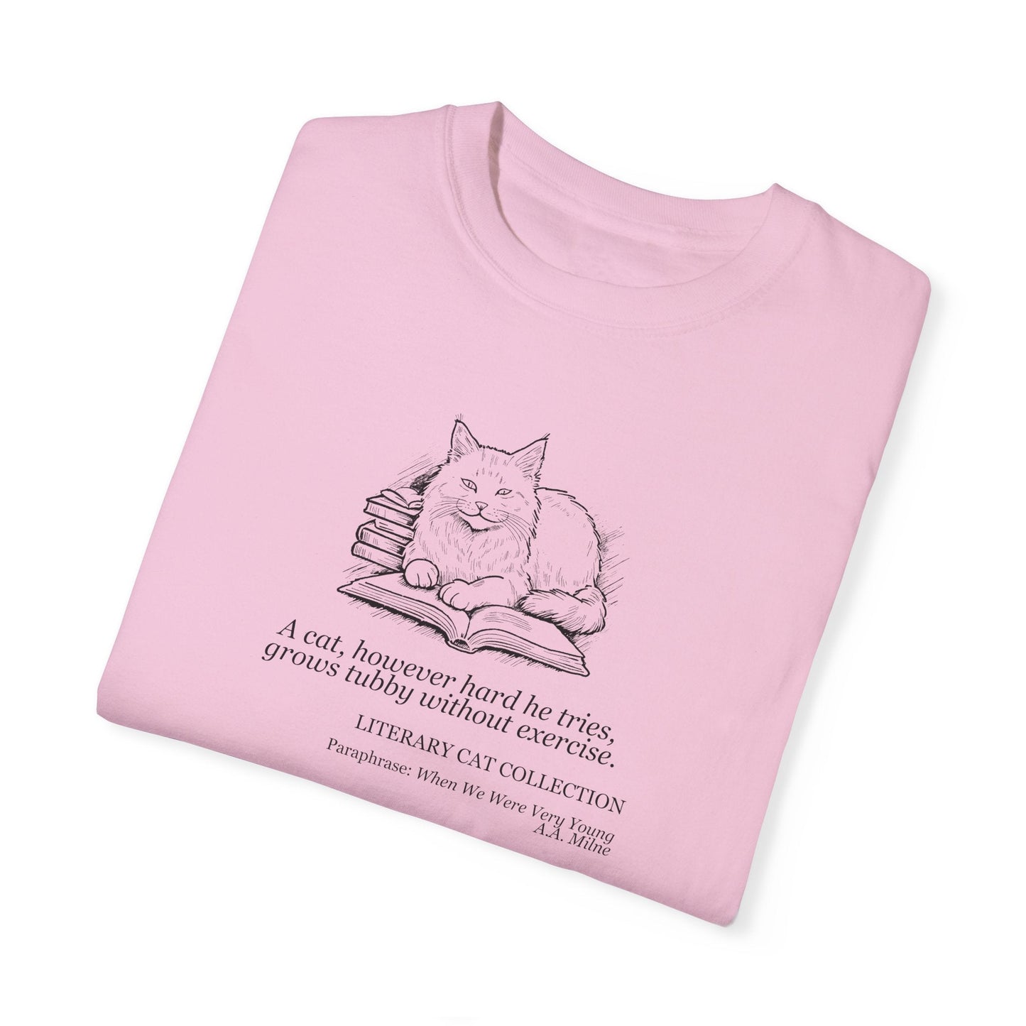 Literary Cat Unisex T-Shirt - When We Were Very Young
