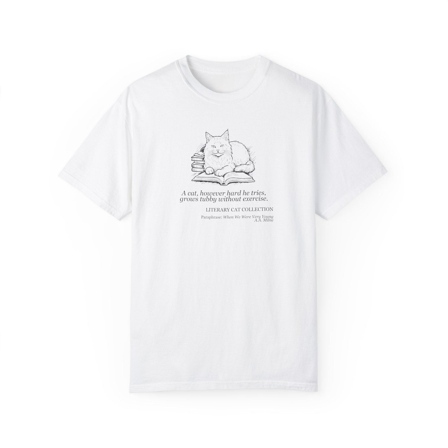 Literary Cat Unisex T-Shirt - When We Were Very Young