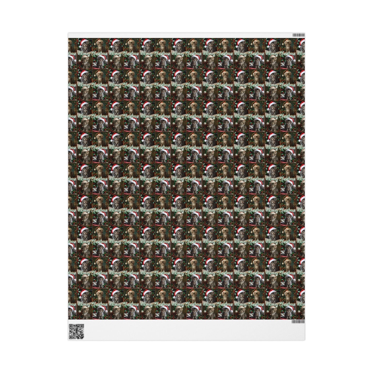 Meowy Christmas Kitten Themed Gift Wrap