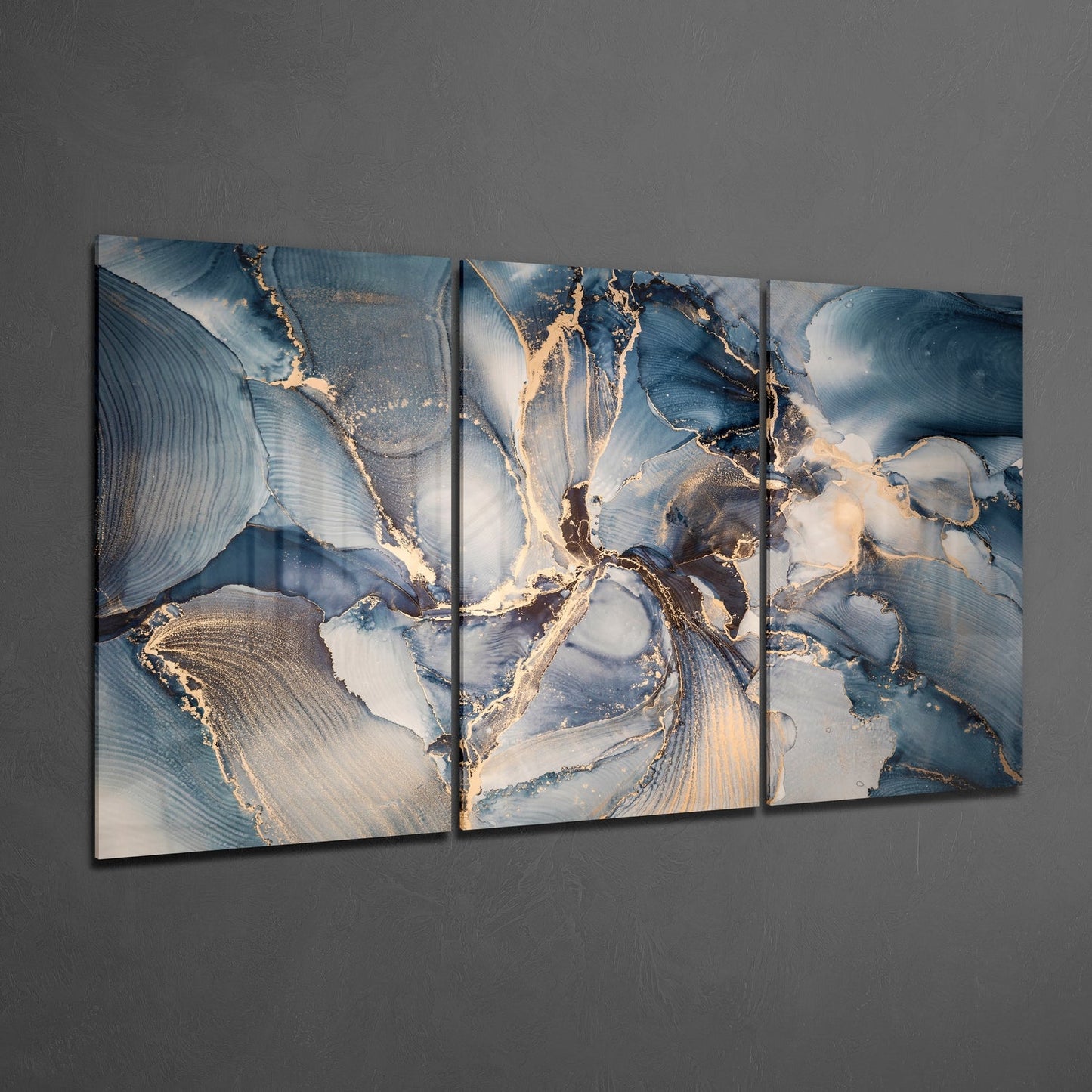 Blue Glass Wall Art