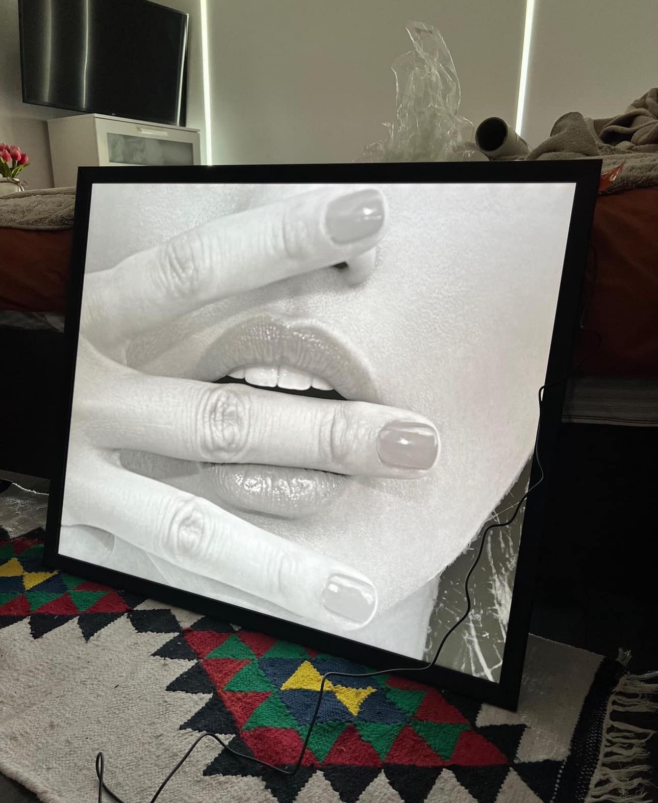 3-PACK Glowbox "World Famous" LED Poster Frames