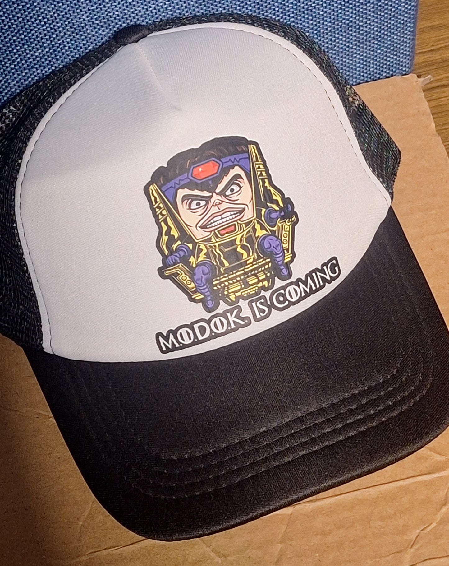 Adjustable Trucker Baseball Hat Cap MODOK IS COMING