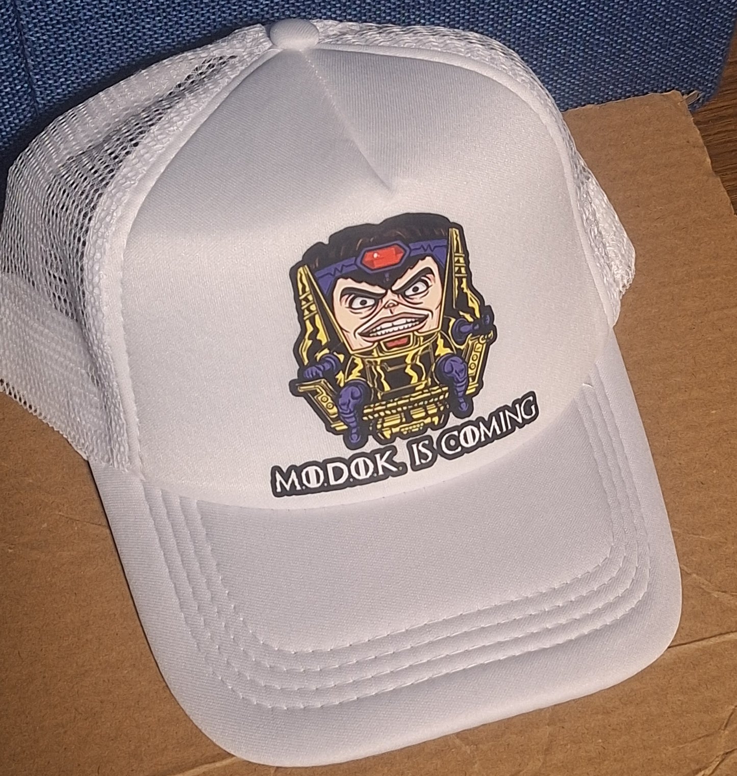 Adjustable Trucker Baseball Hat Cap MODOK IS COMING