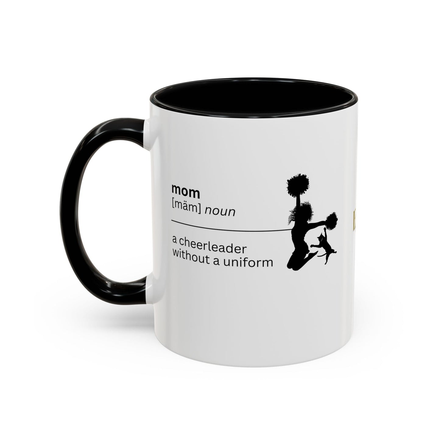 Mom Cheerleader Accent Coffee Mug - Perfect Gift for Moms