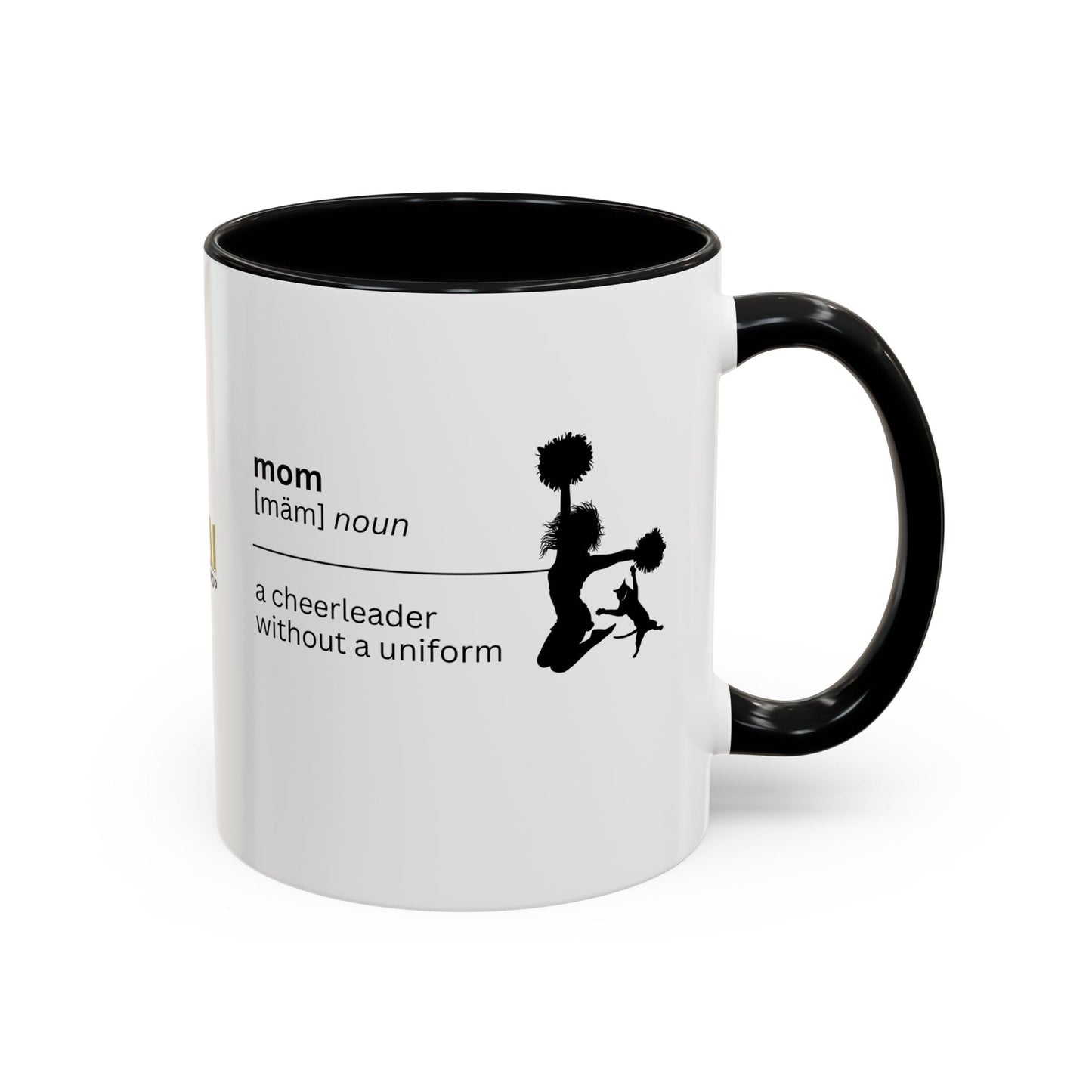 Mom Cheerleader Accent Coffee Mug - Perfect Gift for Moms