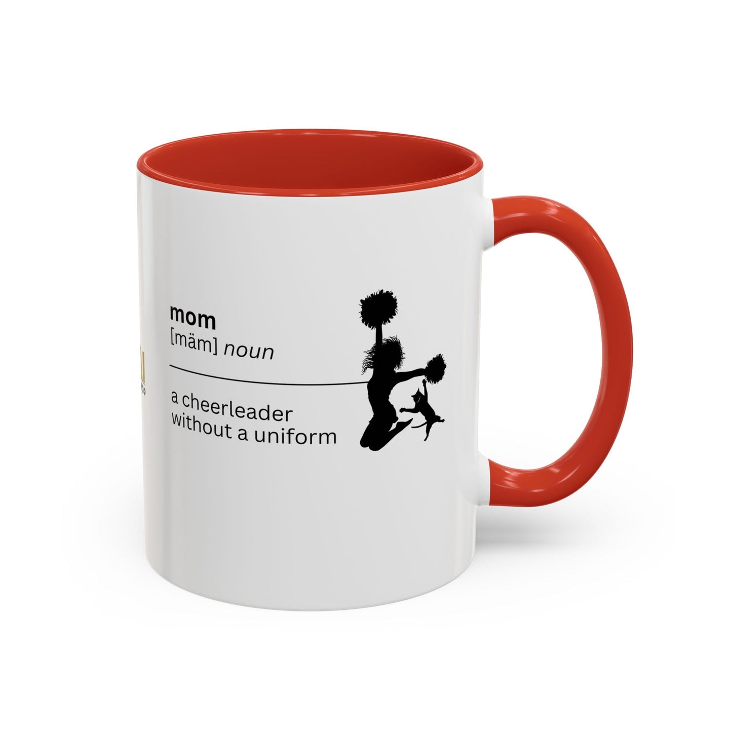 Mom Cheerleader Accent Coffee Mug - Perfect Gift for Moms