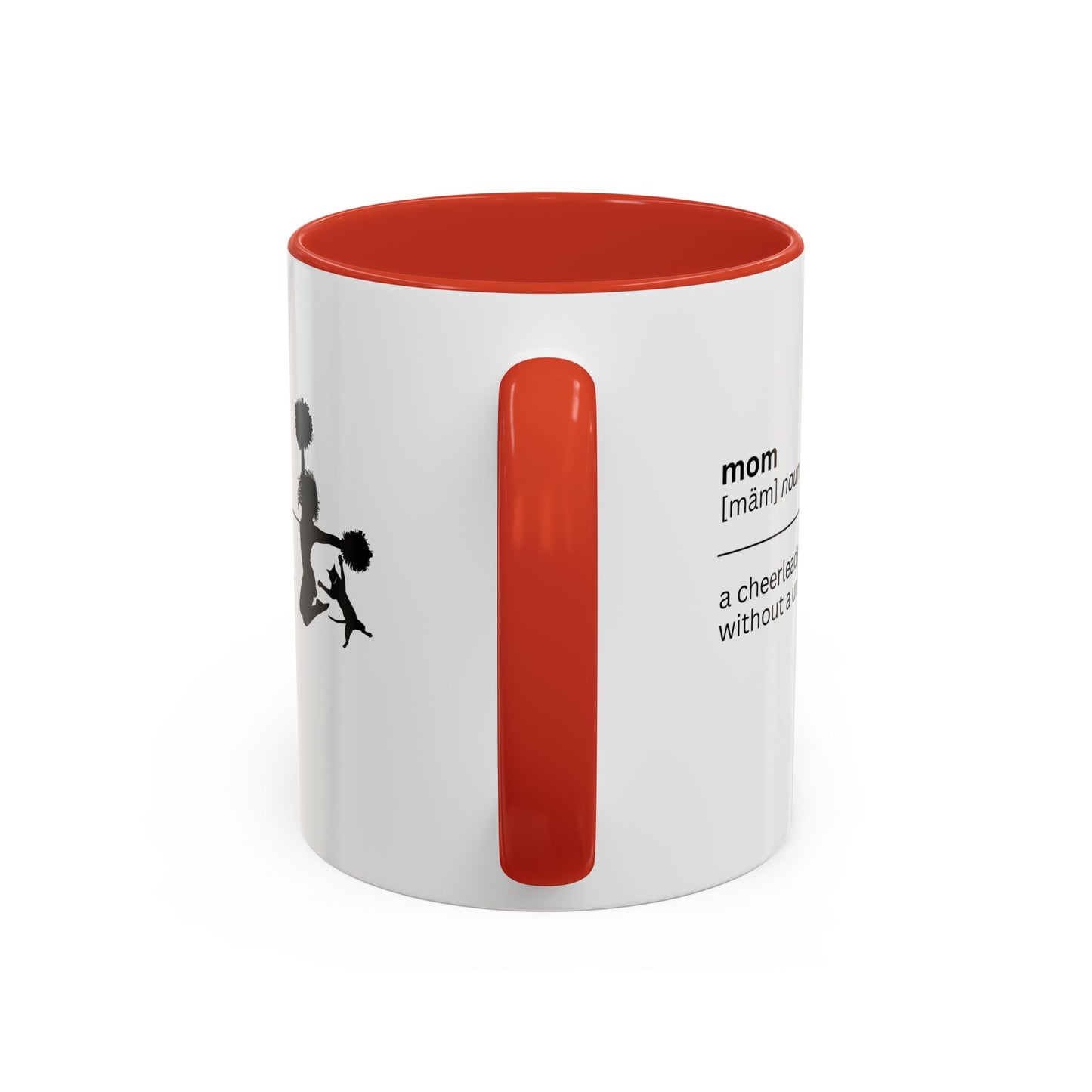 Mom Cheerleader Accent Coffee Mug - Perfect Gift for Moms
