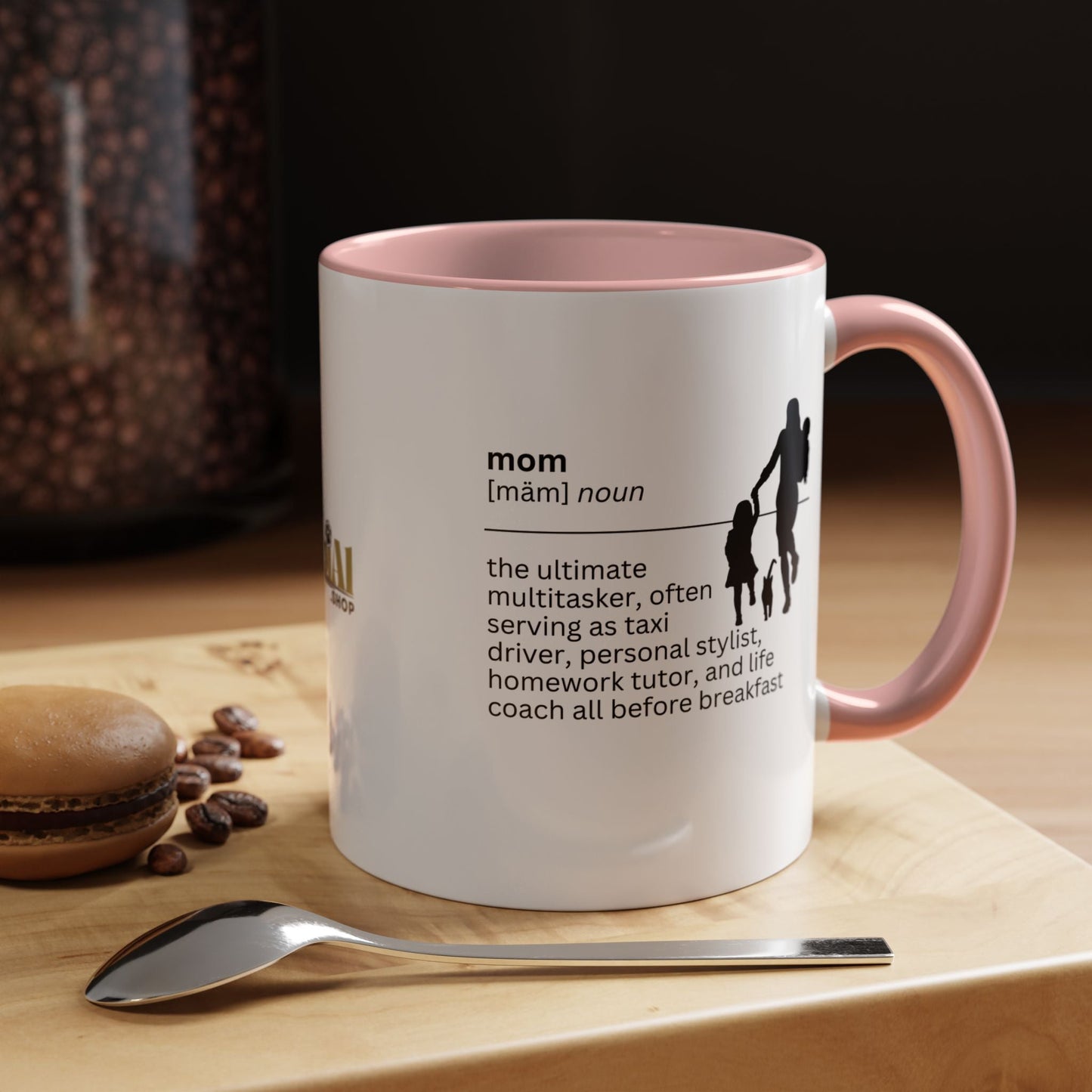 Mom Multitasker Accent Coffee Mug - Perfect Gift for Moms