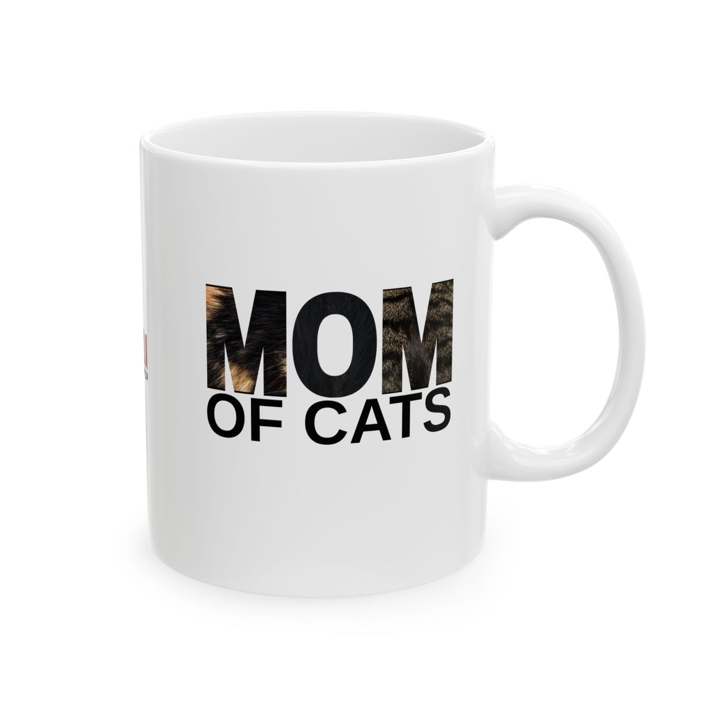 Mom of Cats Ceramic Mug - Perfect Gift for Cat Lovers