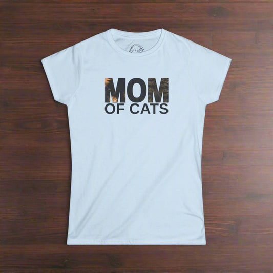 Mom of Cats Softstyle Tee - Perfect Gift for Cat Lovers
