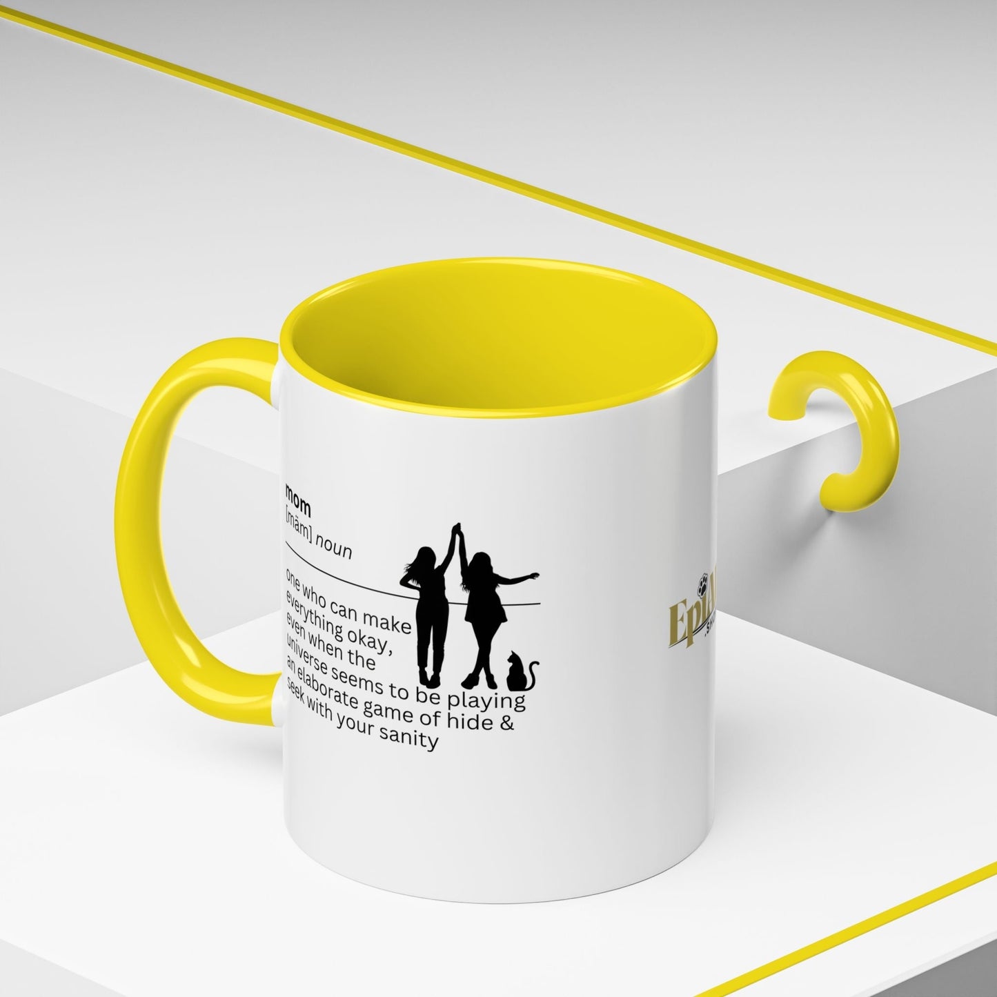 Mom Okay Accent Coffee Mug - Perfect Gift for Moms