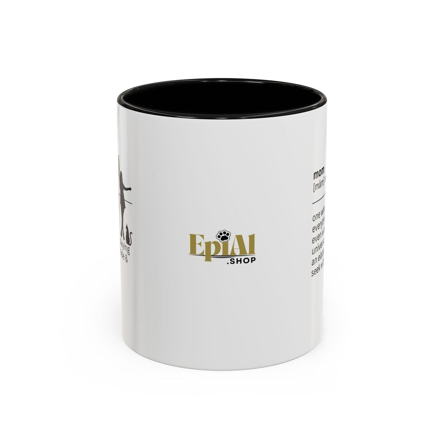 Mom Okay Accent Coffee Mug - Perfect Gift for Moms