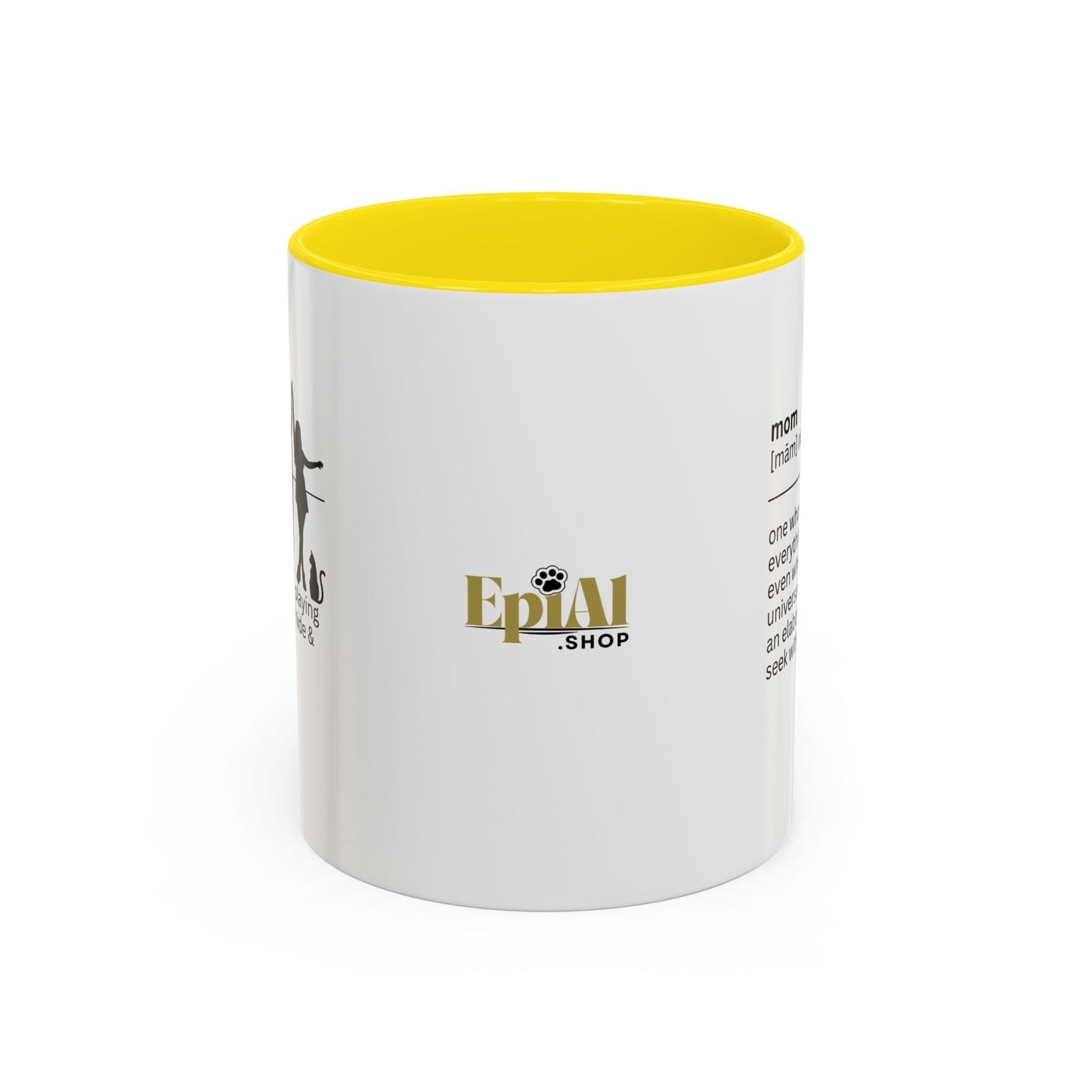 Mom Okay Accent Coffee Mug - Perfect Gift for Moms