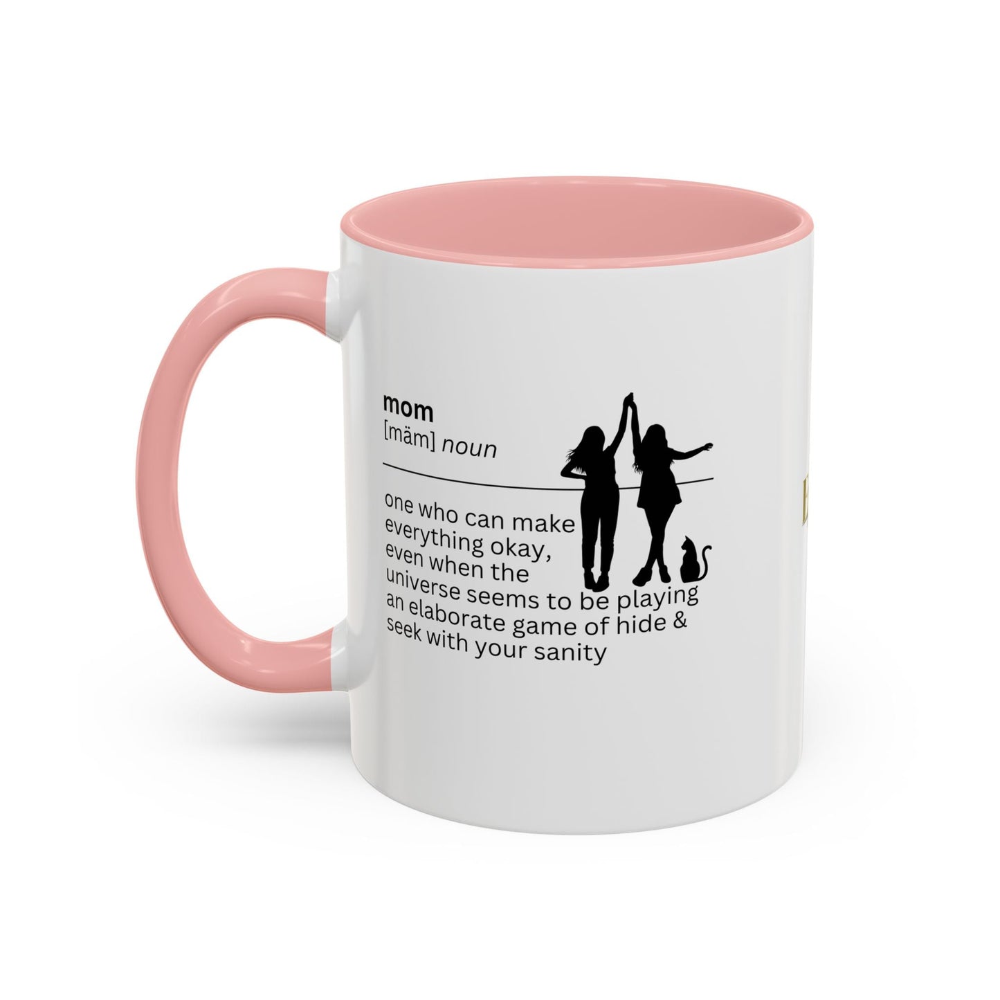 Mom Okay Accent Coffee Mug - Perfect Gift for Moms