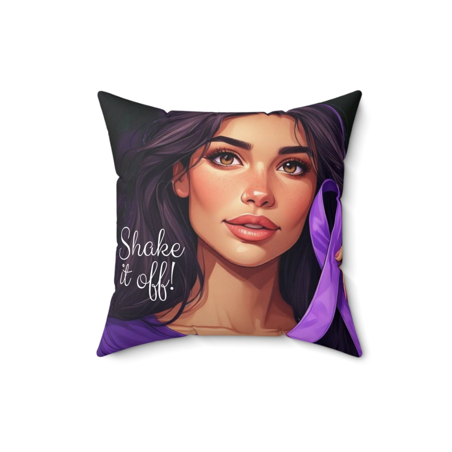 Motivational Shake It Off Decorative Pillow, Home Decor