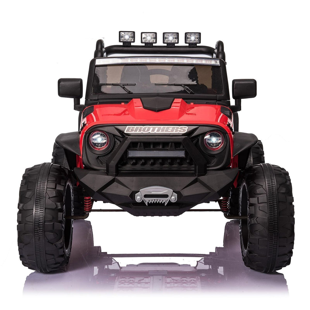 12V/24V Battery-Powered Jeep with High-Power Wheels and Music for Electric Kids Ride-On Fun