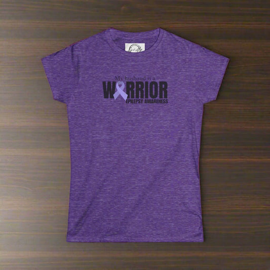 My Husband is Epilepsy Warrior Tee - Celebrate Strength and Awareness