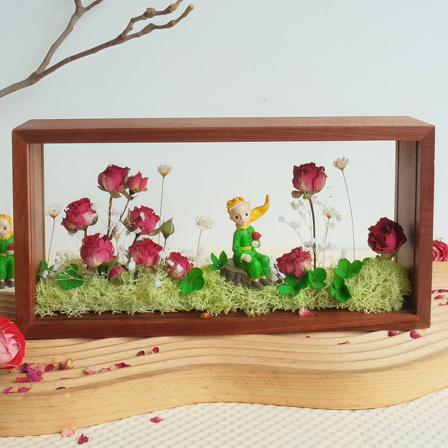 "My Unique Rose" Preserved Flower Shadow Box