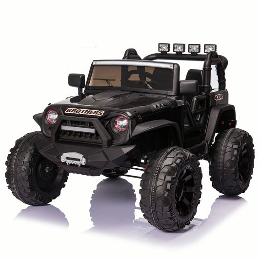 24V Electric Ride On Jeep Toy Car with USB, Bluetooth, and Remote Control for Kids