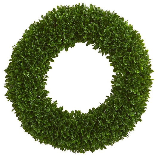 19.5" Tea Leaf Wreath UV Resistant (Indoor / Outdoor)