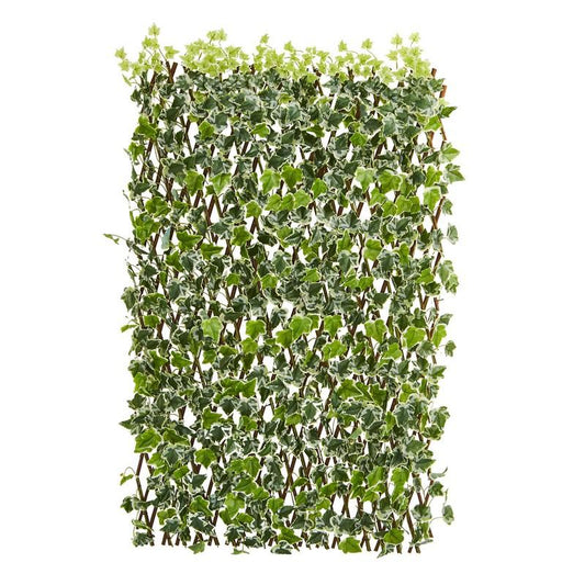 39" English Ivy Expandable Fence UV Resistant & Waterproof