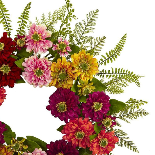 Mixed Flower Wreath
