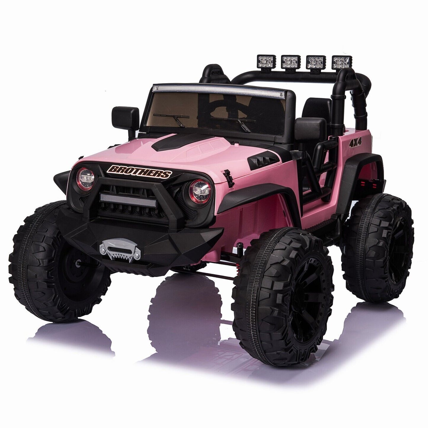 New Release: 2-Seater 24V/12V Kids Ride On Car with Bluetooth, 2x200W Electric Vehicle Truck and 14 Exciting Features!