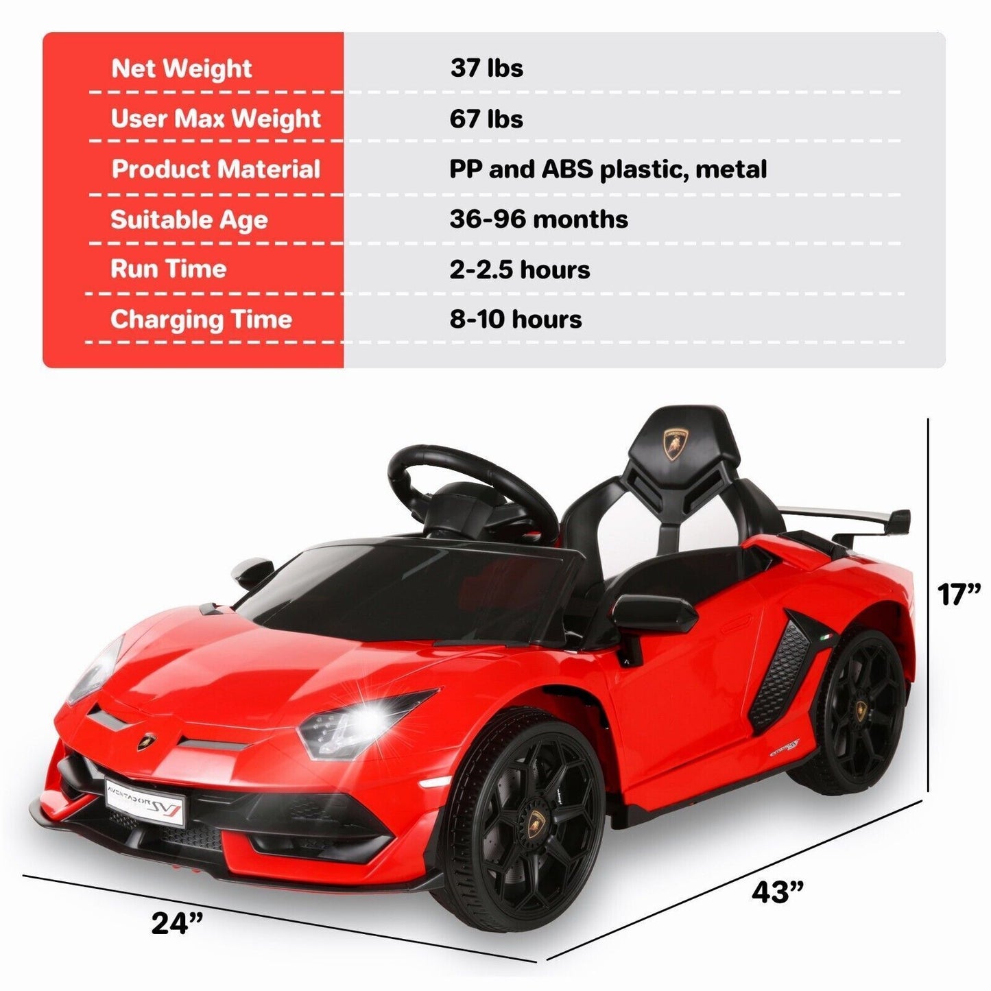 New Release: 2-Seater 24V/12V Kids Ride On Car with Bluetooth, 2x200W Electric Vehicle Truck and 14 Exciting Features!