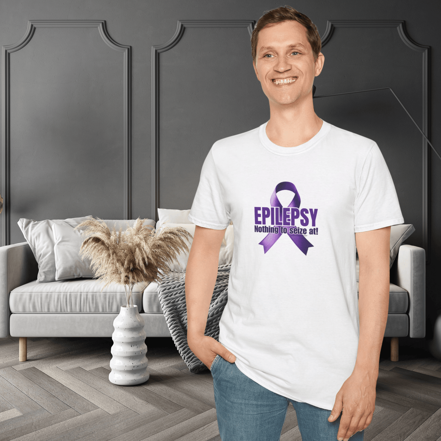 Nothing to Seize At Awareness Tee for Epilepsy Awareness