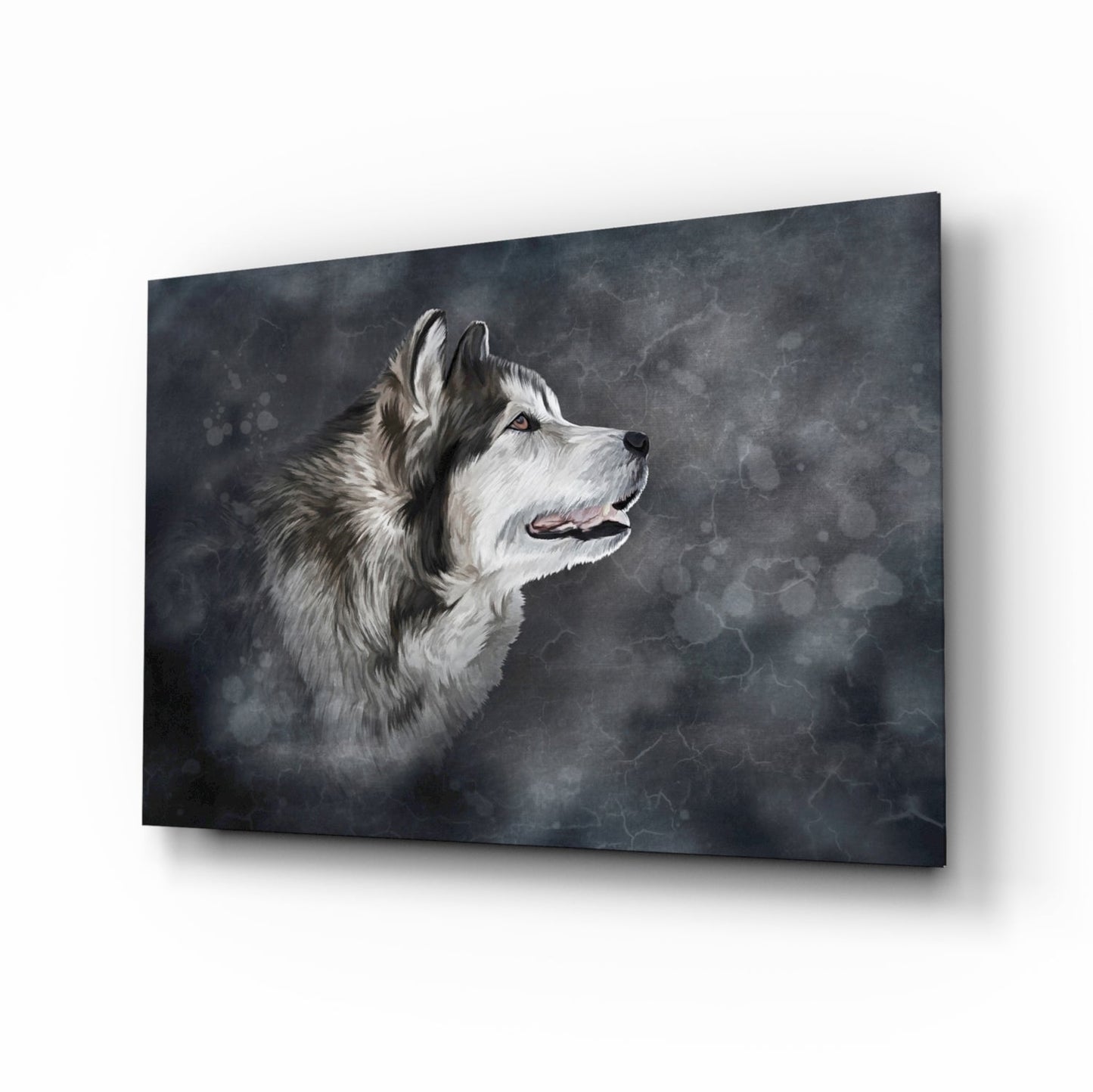 Wolf Glass Wall Art
