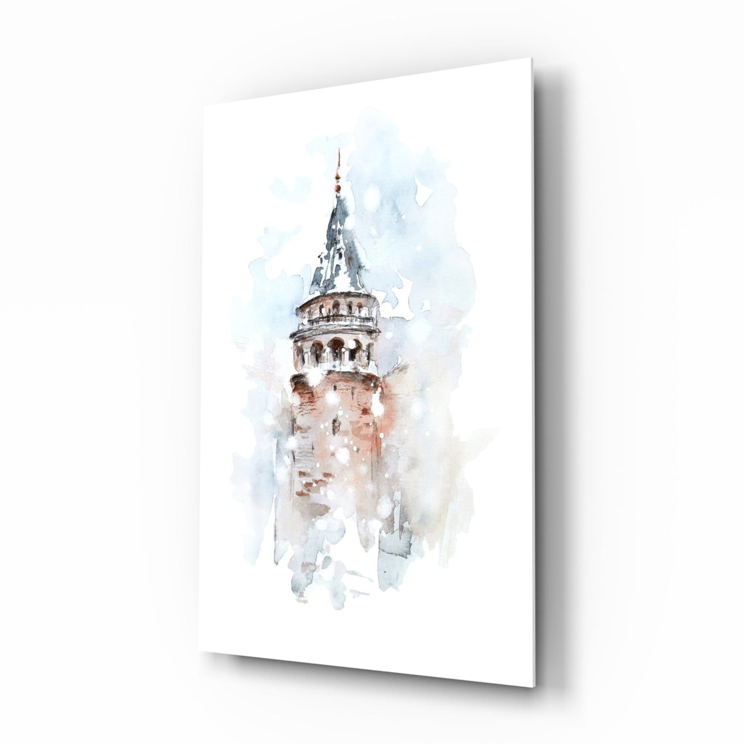 Galata Tower Glass Wall Art