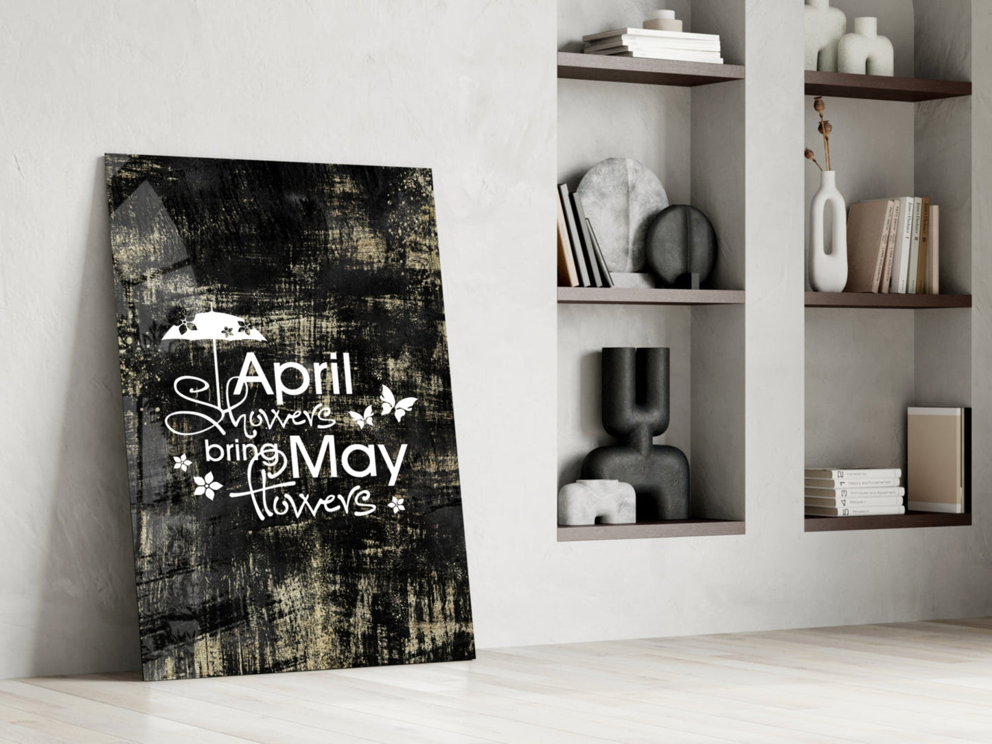 Words Glass Wall Art