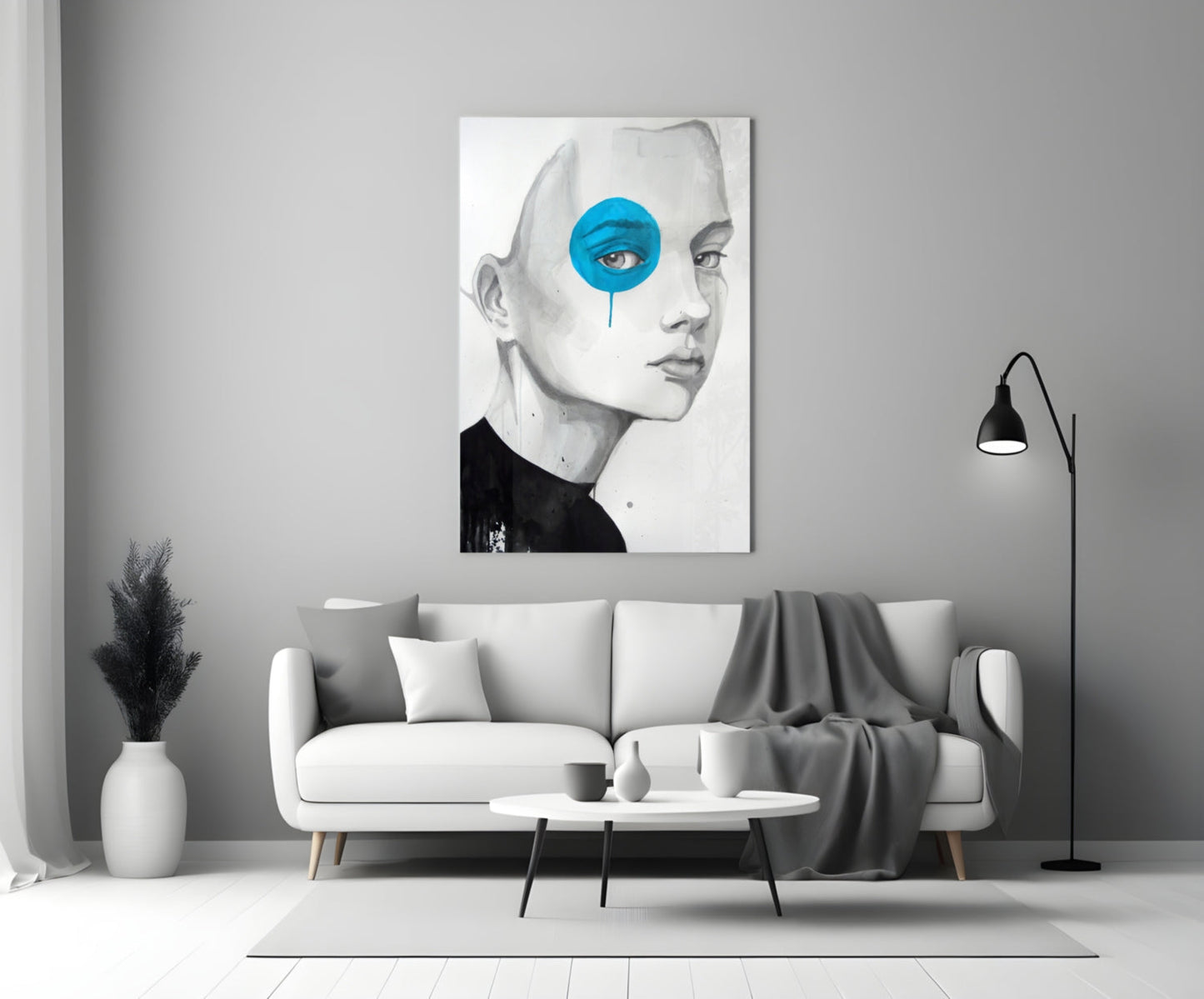 Little Child Glass Wall Art