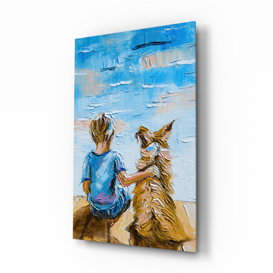 Friendship Glass Wall Art