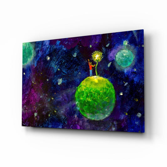 The Little Prince Glass Wall Art