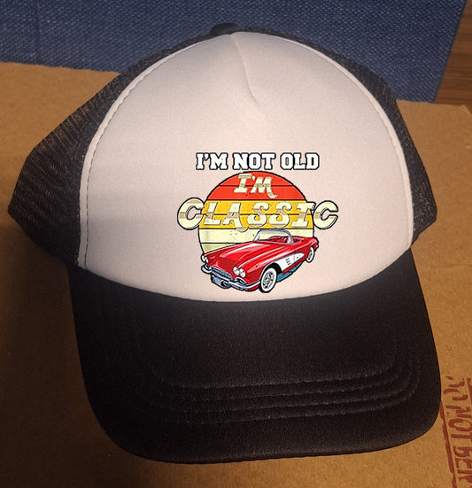 Adjustable Trucker Baseball Hat Cap Im Not Old Im Classic