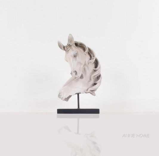 Anne Home - Horse Head Statue